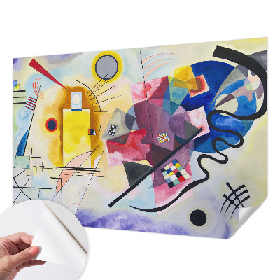 Mural de pared con estampado hermoso Abstracción colorida