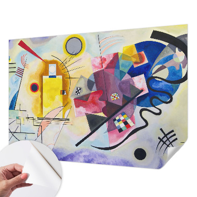 Mural de pared con estampado hermoso Abstracción colorida