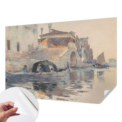 Fotomural decorativo para cabecero de cama armonía veneciana