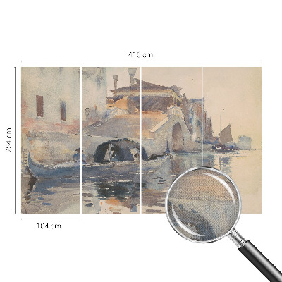 Fotomural decorativo para cabecero de cama armonía veneciana