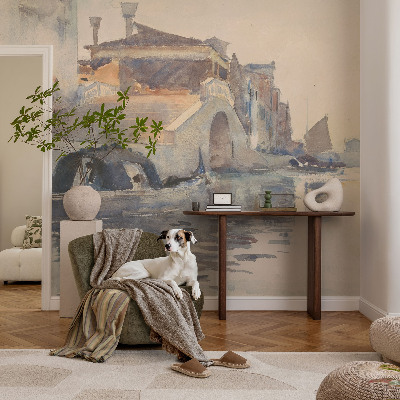 Fotomural decorativo para cabecero de cama armonía veneciana