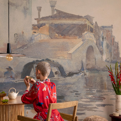 Fotomural decorativo para cabecero de cama armonía veneciana