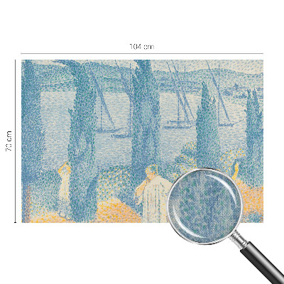 Mural de pared con estampado hermoso Día de descanso