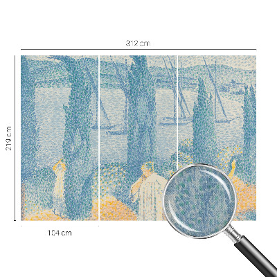 Mural de pared con estampado hermoso Día de descanso