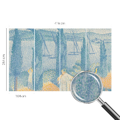 Mural de pared con estampado hermoso Día de descanso