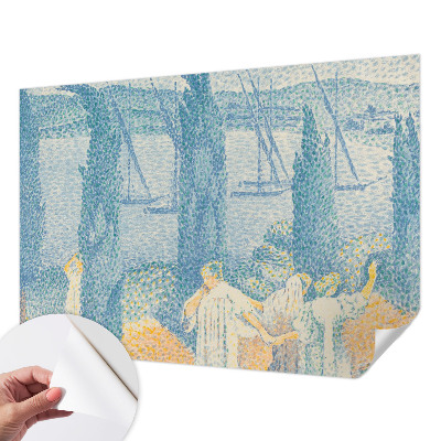 Mural de pared con estampado hermoso con diseño «Día de descanso»