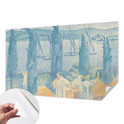 Mural de pared con estampado hermoso con diseño «Día de descanso»