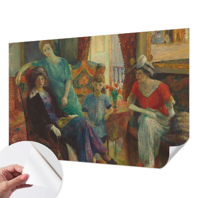 Papel mural texturado decorativo con diseño de elegancia clásica
