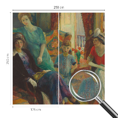 Papel mural texturado decorativo Elegancia clásica