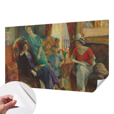 Papel mural texturado decorativo Elegancia clásica