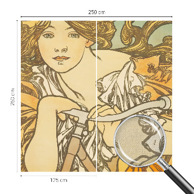 Fotomural decorativo para cabecero de cama Elegancia primaveral