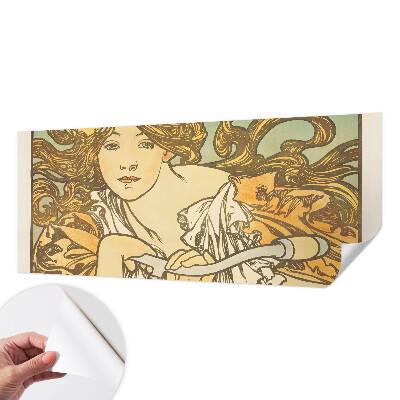 Fotomural decorativo para cabecero de cama Elegancia primaveral