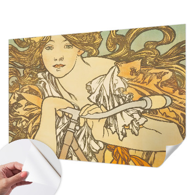 Fotomural decorativo para cabecero de cama Elegancia primaveral