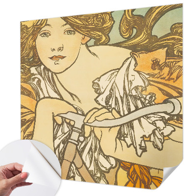 Fotomural decorativo para cabecero de cama Elegancia primaveral