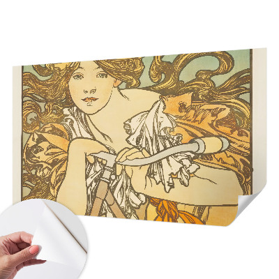 Fotomural decorativo para cabecero de cama Elegancia primaveral