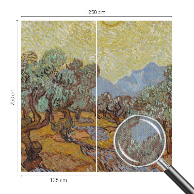 Papel mural texturado decorativo Olivos