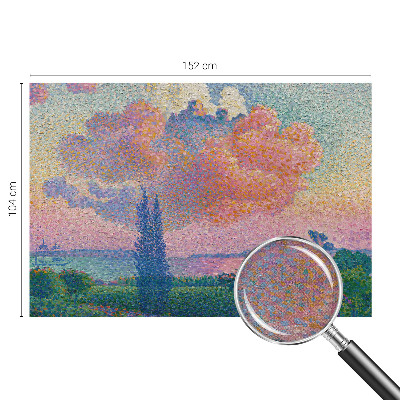 Fotomural decorativo para cabecero de cama con un paisaje colorido
