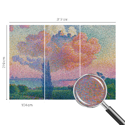 Fotomural decorativo para cabecero de cama Paisaje colorido