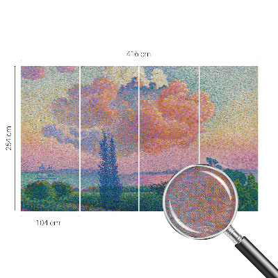 Fotomural decorativo para cabecero de cama Paisaje colorido