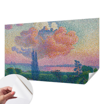 Fotomural decorativo para cabecero de cama con un paisaje colorido