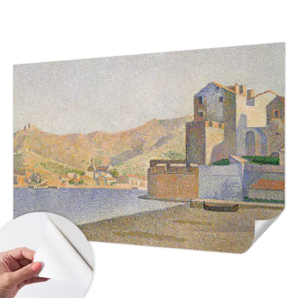 Mural de pared con estampado hermoso refugio de verano en estilo decorativo para interiores