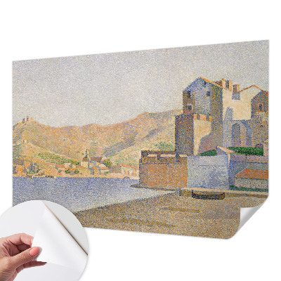 Mural de pared con estampado hermoso refugio de verano en estilo decorativo para interiores