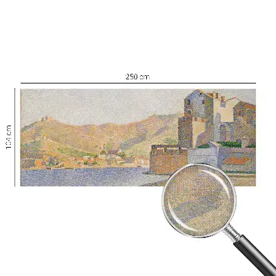 Mural de pared con estampado hermoso refugio de verano en estilo decorativo para interiores