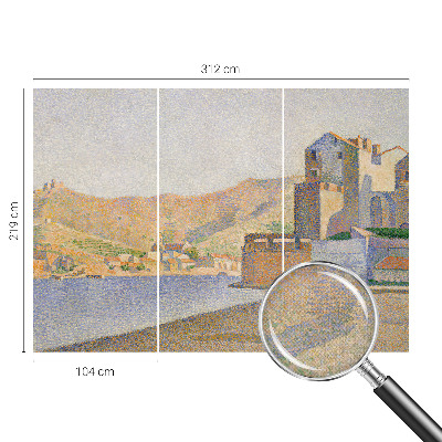 Mural de pared con estampado hermoso Refugio de verano