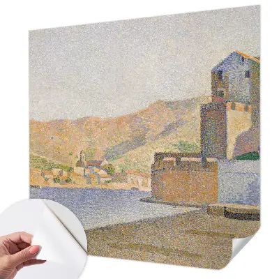 Mural de pared con estampado hermoso refugio de verano en estilo decorativo para interiores