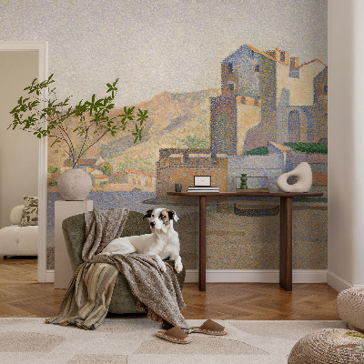 Mural de pared con estampado hermoso Refugio de verano