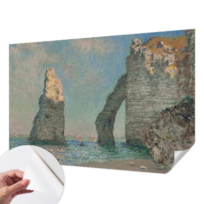 Papel mural texturado decorativo con un paisaje rocoso