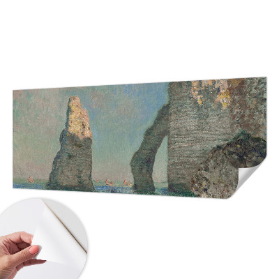 Papel mural texturado decorativo con un paisaje rocoso