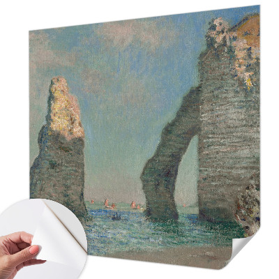 Papel mural texturado decorativo con un paisaje rocoso