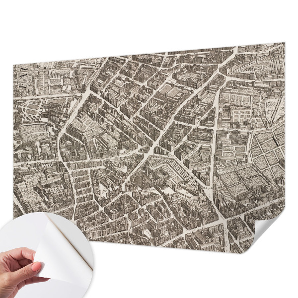 Fotomural decorativo para cabecero de cama Laberinto urbano