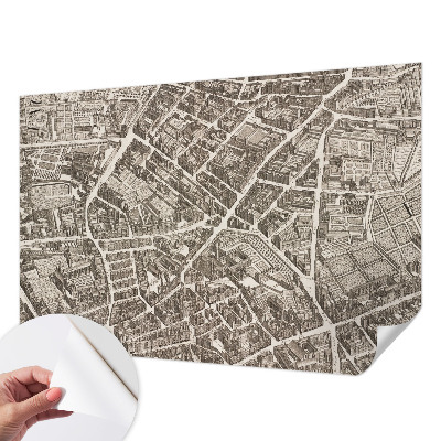 Fotomural decorativo para cabecero de cama Laberinto urbano