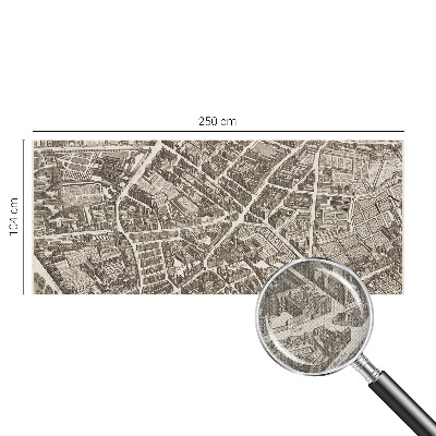 Fotomural decorativo para cabecero de cama Laberinto urbano