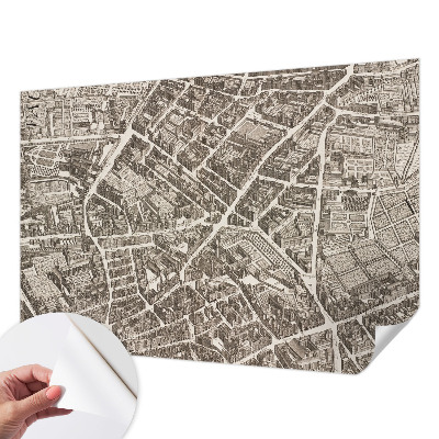 Fotomural decorativo para cabecero de cama Laberinto urbano