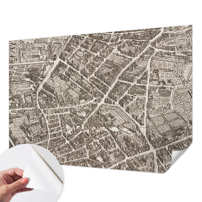 Fotomural decorativo para cabecero de cama Laberinto urbano