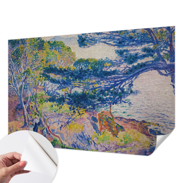 Fotomural decorativo para cabecero de cama con un paisaje impresionista