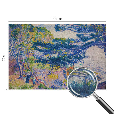 Fotomural decorativo para cabecero de cama con un paisaje impresionista
