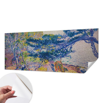 Fotomural decorativo para cabecero de cama con un paisaje impresionista
