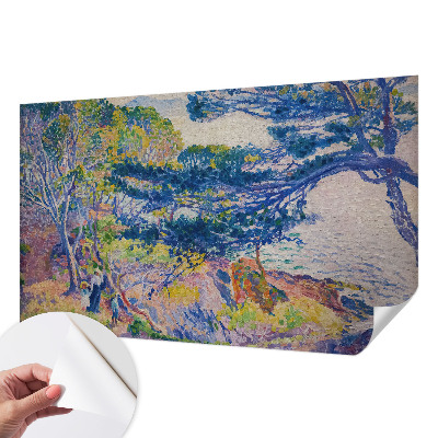 Fotomural decorativo para cabecero de cama con un paisaje impresionista