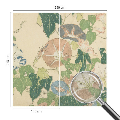 Papel mural texturado decorativo con diseño de elegancia floral