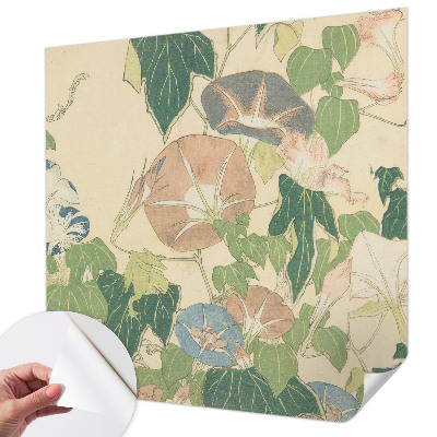 Papel mural texturado decorativo con diseño de elegancia floral