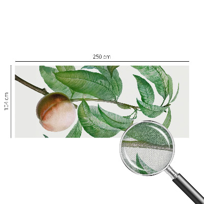 Papel mural con patrón decorativo Melocotón maduro