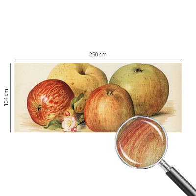 Papel mural con patrón decorativo flores de manzano