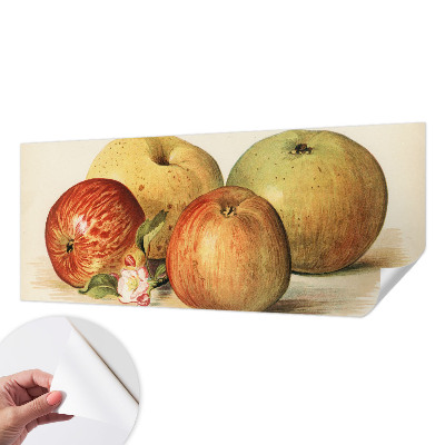 Papel mural con patrón decorativo flores de manzano