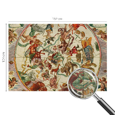 Papel mural con patrón decorativo composiciones estelares