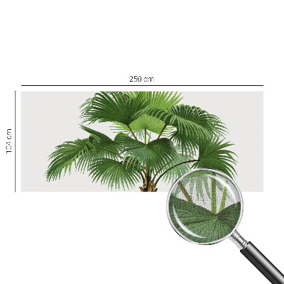 Mural de pared con estampado hermoso con diseño de palmera exótica