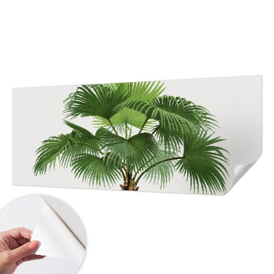 Mural de pared con estampado hermoso con diseño de palmera exótica